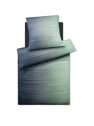 JOOP | Satin Bettwäsche 2x 70x90cm/200x200cm MOVE Aqua | 